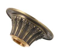 Abaodam Support De Roue De Prière Tibétain Cuivre RGE Base avec Base Lotus Sculptée Main pour Décoration Et Cérémonie Bouddhiste