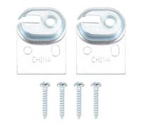 Abaodam Support de Serrage en Fer Argenté pour Store Enrouleur, Pièce Carrée Pratique et Décorative, Kit de Réparation pour Stores Manuels à Usage Domestique