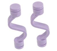 Abaodam Support Magnétique De Porte De Lave-linge Violet 2 Pièces En Plastique Ventilé Maintien Porte Amovible Pour Buanderie Prévention Odeurs Et Séchage Lave-linge Frontal