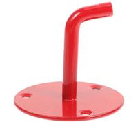 Abaodam Support Mural pour Extincteur, Crochet Double 2 à 9kg, Fer Rouge | Installation Simple, Structure Stable Antirouille, pour Armoires et Lieu de Travail, Usage Sécurisé
