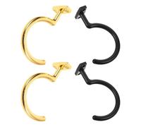 Abaodam Support Mural pour Queues de Billard en Métal Lot de 4 Set de Crochets pour Rangement Latéral Protection Anti-Rayures Montage Rapide pour Maison Bar et Club de Billard