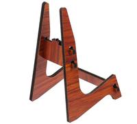 Abaodam Support Pliable Ukulélé en Bois, Support Portable Vertical pour Ukulélé, Mandoline et Violon, Stable et Léger, pour Concerts et Transport, Couleur Aléatoire Style Aléatoire