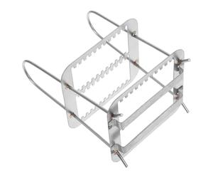 Abaodam Support Porte-lames de Microscope en Acier Inoxydable Structure Verticale et Multi-emplacements, Accessoire Précis pour Laboratoire de Pathologie et Biologie