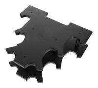 Abaodam Support Pour Haltères Plastique 3 Couches, Porte-haltères 6 Places, Rack à Poids Compact, Rangement Fitness, Support Multifonction Pour Salle De Sport à Domicile