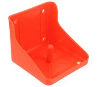Abaodam Support Pratique Facile à Assembler pour Blocs de Sel en Pe Rouge , Boîte à Fourrage Multifonction pour Moutons et Bovins pour Ferme D’élevage