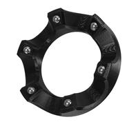 Abaodam Support Rotatif 360° pour Boules de Bowling Noir Antidérapant, Présentoir à Balles Multi-Angle pour Nettoyage et Entretien, Outil Professionnel D’Aide au Polissage et Meulage,