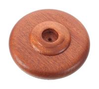 Abaodam Support Violoncelle Rond en Bois et Caoutchouc Marron, Compact et Portable, Protège le Sol Lors des Répétitions Scène pour Violoncellistes