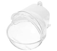 Abaodam Suspendue pour Oiseaux Réutilisable pour Perruches et Perroquets Boîte de Bain Pratique pour Cage à Oiseaux Facile à Installer Matériaux Solide Bords Lisses et Sécures