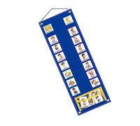 Abaodam Tableau de Routine Quotidienne Garçon et Filles Calendrier Mural avec Cartes Tâches Ménagères pour Autisme Activité Murale Éducative Maison École