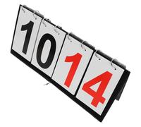 Abaodam Tabletop Flip Scoreboard Portable Manual Score Keeper for Volleyball Basketball Tennis Football Card Game