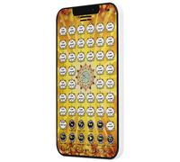 Abaodam Tablette Éducative Arabe pour Garçon et Filles - D’Éveil Électronique Portable en Plastique Jaune sans Pile Apprentissage Interactif Langue Arabe pour Maternelle Amusant et