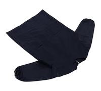 Abaodam Tablier de Travail de Coiffeur Réutilisable et Facile à Nettoyer à Manches Longues Noir en Polyamide Polyester pour Salon de et Massage
