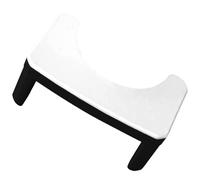 Abaodam Tabouret de Toilette Blanc en Pp Léger et Antidérapant, Repose-pieds pour Toilettes pour Adultes, Marche Pied pour Salle de Bain, Style Simple et Fonctionnel