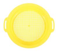 Abaodam Tamis Portable en Plastique Jaune pour Orpaillage avec Paquet, Léger et Résistant, pour Tamiser Sable et Gravier en Rivière ou Mine