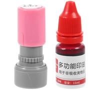 Abaodam Tampon de Maquillage Décoratif Fleur Rouge en Plastique, Simple à Utiliser, pour Fêtes et Performances sur Scène, Accessoire Unique pour Jeunes Artistes