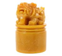 Abaodam Tampon en Pierre de Tianhuang pour Calligraphie Prise Confortable, Utilisé pour Gravure Manuelle Diy, pour Famille et Amis