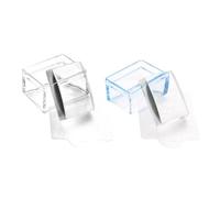 Abaodam Tampon Solide Nail Carré Plastique 2pcs en - pour Art Grattoir Pratique Décoration pour Manucure Maison et D'ongles