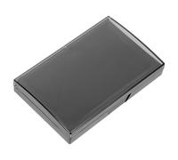 Abaodam Tampon Style Rétro Chinois Lisse Simple et Généreux Encreur Noir Grand Format Léger en Plastique pour Usage Financier et Artistique