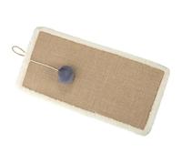 Abaodam Tapis à Griffer pour Chat D’intérieur en Sisal Naturel Résistant à L’Usure, Format Carré, Tapis de Sol Multifonction pour Stimuler et Protéger Meubles, Adapté aux Chatons et Chats