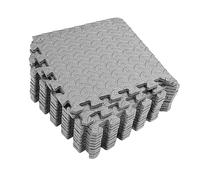 Abaodam Tapis à Motif Lot de 12 Tapis d'Épissure Épaissis en EVA Antidérapants pour Salle de Sport Salle de Danse Entraînements 30X30Cm