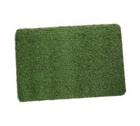 Abaodam Tapis de porte en gazon artificiel réaliste, tapis d'entrée antidérapant pour l'entretien frontal, décoration de gazon synthétique pour