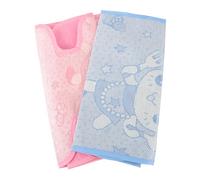 Abaodam Tapis De Poussette D'√©t√© √æchissant Et Tapis √ Pour B√©b√©, Lot De 2, Fine Couche En Tissu Non √©, Double Aile, Bleu Glace Et Rose Pastel, Pour Poussette Et Chaise Haute B√©b√©
