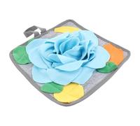 Abaodam Tapis de Recherche de Nourriture pour Lapins 1 Pièce en Polaire Bleu Anti-Stress Ludique pour Lapins Stimulation Olfactive et Gestion de L’Anxiété pour Dépenser Énergie et