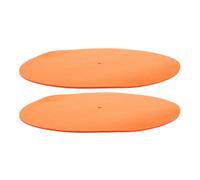Abaodam Tapis D'enregistrement en Feutre Orange Fonction Anti-dérapante et Stabilisation pour Platine Vinyle Phonographe