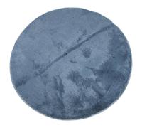 Abaodam Tapis D'isolation Phonique Antidérapant Rond 1,2 M Gris Chaud en Peluche Polyester, Coussin D'insonorisation pour Batterie Électronique, Studio et Home Studio, du Bruit
