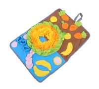 Abaodam Tapis Reniflage Lapin Couleur Vive Tapis Fouille Lavable pour Enrichissement et Relaxation Jeu Interactif pour Animaux de Compagnie