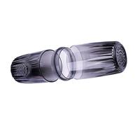 Abaodam Tasse de Voyage Transparente Portable en Plastique Rigide, Étui à Brosse à Dents Compact et Étanche, Accessoire de Soins Personnels Pratique pour Déplacements Réutilisable