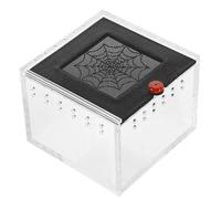 Abaodam Terrarium Transparent Acrylique pour Araignées et Petits Insectes Enclos Ventilé avec Design Claire pour Reptiles et Insectes
