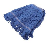 Abaodam Tête de Balai à Franges en Coton Naturel Réutilisable, Recharge de Balai-serpillère Lavable et Ultra-résistante, Tête de Balai Humide pour Nettoyage Sols Bois, Carrelage et