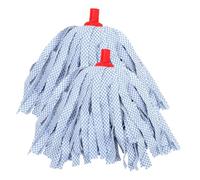 Abaodam Tête de Balai de Rechange Non Tissée 2 Pièces pour Nettoyage Solide et Collecte des Gros Débris, pour Usage Domestique et Murs Couleur Aléatoire