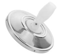 Abaodam Tête de Balai en Acier Inoxydable Argenté Serpillère Rotative Accessoire de Remplacement 360° pour Nettoyage de Sols Carrelés à Domicile