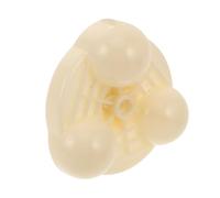 Abaodam Tête de Massage à Rouleau 3d pour Fauteuil Inclinable Beige Boules de Pétrissage Triple, Accessoires en Plastique pour Massage du Dos Bureau Voyage