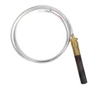 Abaodam Thermocouple Fil Aluminium pour Chauffe-Eau à Gaz Compatible avec Foyer et Four Raccord Fileté Fixe Microvolts