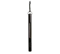Abaodam Thermomètre de Pêche Portable Noir Étui Métallique Protecteur, Clip de Poche et Mousqueton, Outil Précis pour Mesurer la Température de L'eau en Pêche la Mouche en Ruisseau