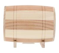 Abaodam Tirelire à Économies en Bois et Plastique, Forme Cylindrique Simple, Décoration de Bureau Facile à Entretenir pour Garçon et Filles la Maison