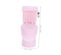 Abaodam Toilettes Miniatures 2 Pièces : Accessoires De Salle De Bain pour Maison De Poupée - Petit Ensemble De Toilettes pour Un Jeu Créatif Et Une Décoration Réaliste pour Maison De
