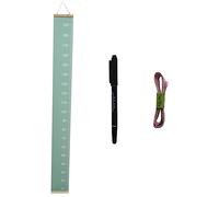 Abaodam Toise De Hauteur Murale Pour Garçon Et Filles Tableau De Croissance En Toile D'huile Verte Avocat Mètre Ruban Et Marqueur Mesure Précise Taille Chambre Garçon Et Filles Décor Maison Maternelle