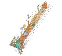 Abaodam Toise Murale Autocollante PVC pour Garçon Fille Mesure Précise Croissance avec Motifs Animaux Forêt Décoration Murale Amovible sans Trace Cadeau Garçon Fille
