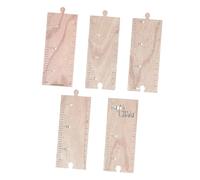 Abaodam Toise Murale Décorative Bois à Coller Sans Perçage Toise Pour Garçon Fille Ornement Décoration Soi-même