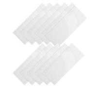 Abaodam Transparent Ruban Adhésif Double Face en Silicone 10 Pièces | Fixation sans Perçage, Retrait et Repositionnement Faciles, Look Discret pour Appartements, Murs Rugueux