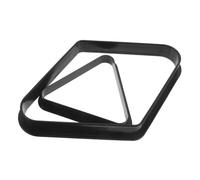 Abaodam Triangle de Billard Surface Antidérapante en Plastique Noir 2 Pièces Forme Diamant Stabilité Améliorée pour Jeux de Table pour Billes de Billard et Réunions Familiales