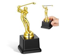 Abaodam Trophée de Golf Créatif en Abs Doré, Modèle Récompense 1 Pièce