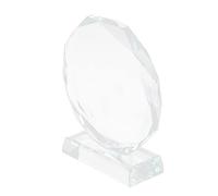 Abaodam Trophée en Cristal Transparent pour La Reconnaissance des Employés Trophées Sportifs Prix De Remerciement Décoration De Bureau