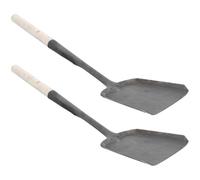 Abaodam Truelle à Sable de Jardin 2pcs en Fer et Bois pour Nettoyage de Cendres de Barbecue et Cheminée à Domicile, Résistante Odeur