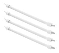 Abaodam Tube Chauffant en Quartz Céramique Blanc pour Chauffage Infrarouge 4pcs Distribution de Chaleur, et Compact pour Espace de Vie et Extérieur
