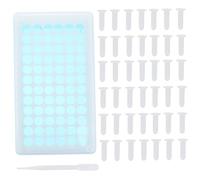 Abaodam Tube D'éclosion D'artémias avec Compte-Gouttes, Accessoires De Stockage Solide en Plastique, Lot De 2 Set De, Boîte De Collecte Pratique pour Élevage De Crevettes Et Aquariophilie